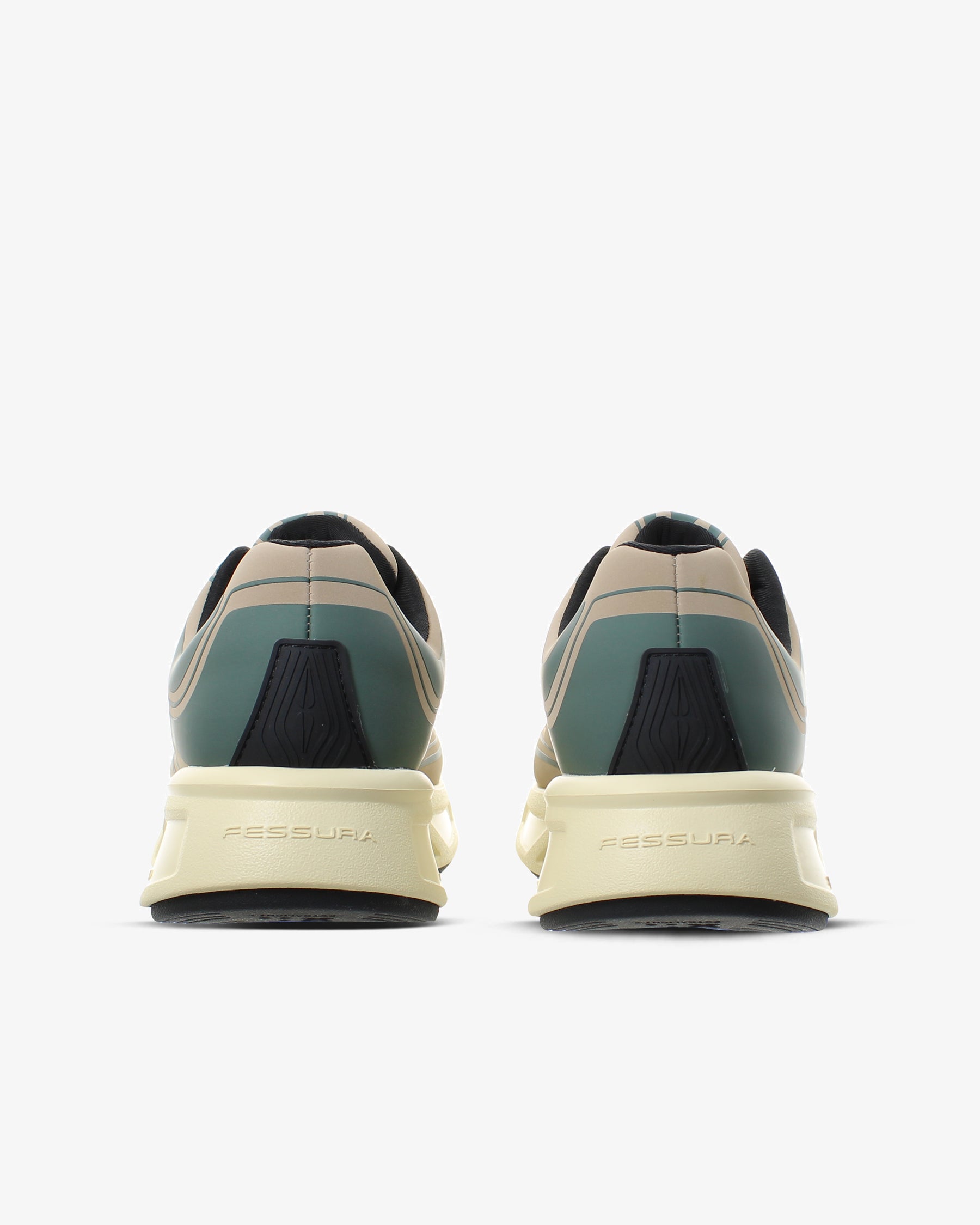 Zara - High Top Sneakers with Chunky Sole - Beige - Unisex